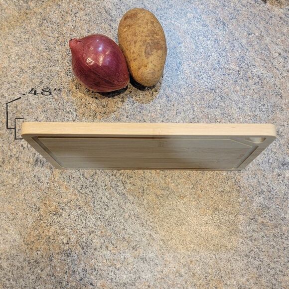 Engraved Handwriting Recipe Cutting Board with Wall Hanging Notch - Picture 6 of 6